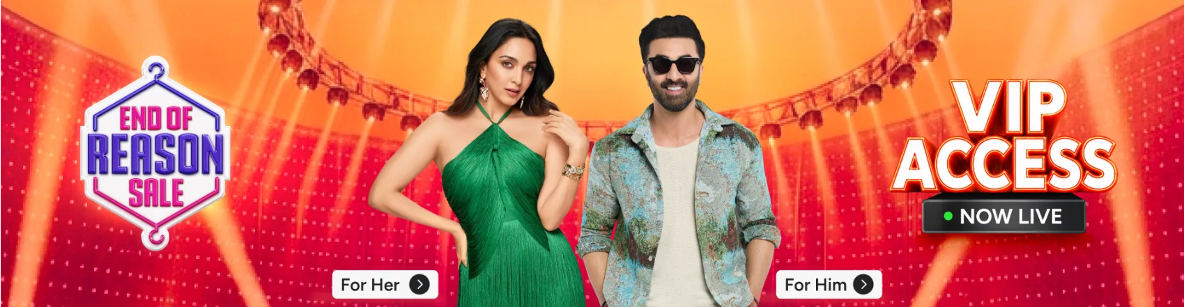 Myntra End Of Reason Sale 🥳⭐