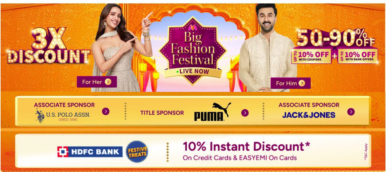 Myntra Fashion Festival